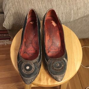 Macanna Patchwork Pumps